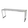 Turbo Air 68in Stainless Steel Single Overshelf for Pizza Prep Table - TSOS-P6 