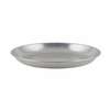 Winco 12in Diameter Brushed Aluminum Seafood Tray - ASFT-12 