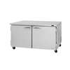 Turbo Air PRO Series 60in Undercounter Refrigerator with 2 Doors - PUR-60-N 