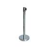 Winco Stainless Steel Stanchion with 6-1/2in Retractable Belt - CGS-38S 