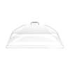 Cambro Camwear Clear Polycarbonate Dome Cover with 2 End Holes - DD1220BECW135 