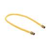 T&S Brass 36"L Safe-T-Link Gas Connector with 1/2in Male NPT & 90Â° Elbows - HG-2C-36 