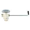 T&S Brass Rotary Waste Drain Valve with Long Twist Handle - B-3950-XL 