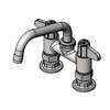 T&S Brass 4in Deck Mount Mixing Faucet with Lever Handles - 5F-4DLX06 