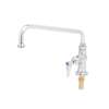 T&S Brass Deck Mounted Single Temperature Faucet with 12in Swing Spout - B-0206-CR 