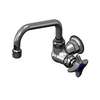 T&S Brass Wall Mounted Single Temperature Faucet with 6in Swing Spout - B-0212-F05 