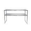 Atosa 48in x 12in Stainless Steel Double Overshelf - MROS-4RE 