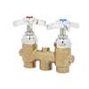 T&S Brass Concealed Mixing Faucet with 4-Arm Handles - B-2297 