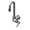 T&S Brass Wall Mounted Single Temperature Faucet - 1.5 GPM Aerator - B-0310-119X-WS 