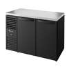 True 60"W Two-Section Refrigerated Back Bar Cooler - TBR60-RISZ1-L-B-SS-1 