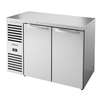True 48"W Two-Section Stainless Refrigerated Back Bar Cooler - TBR48-RISZ1-L-S-SS-1 
