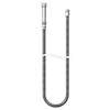 T&S Brass 108in Pre-Rinse Flexible Stainless Steel Hose with Gray Handle - B-0108-HOSE 