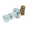 T&S Brass B-1029 Concealed Straight Slow Self Closing Valve with Push Button 