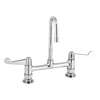 T&S Brass 8in Deck Mount Workboard Mixing Faucet - 5F-8DWS03 