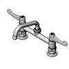 T&S Brass 8in Deck Mount Workboard Mixing Faucet - 5F-8DWS06 