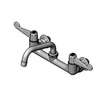 T&S Brass 8in Wall Mount Workboard Mixing Faucet - 5F-8WWB06 