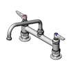 T&S Brass 8in Deck Mount Workboard Mixing Faucet - B-0220-060X 