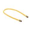 T&S Brass 72"L Safe-T-Link Gas Connector with 1/2in Male NPT & 90Â° Elbows - HG-2C-72 