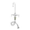 T&S Brass B-0302 Deck Mounted Double Pantry Faucet - 2.2 GPM VR Aerator 