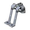 T&S Brass Double Ledge Mounted Chrome Plated Foot Pedal Valve - B-0505 