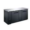 Falcon Food Service 60in Solid Two Door Back Bar Refrigerator - ABB-60 