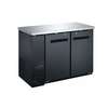 Falcon Food Service 59"W 27"D Back Bar Refrigerator with Two Solid Doors - ABB-59-27 