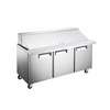 Falcon Food Service 72in Mega Top Prep Table with (30) Pan Capacity - AST-72M 