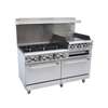 Falcon Food Service 60in Gas range with 24in Right Side Griddle Broiler & (2) Oven - AR60-24RB 