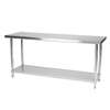 Falcon Food Service 24x72 18 Gauge Stainless Steel Worktable - WT-2472 