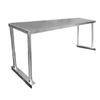 Falcon Food Service OS-1484 14in x 84in Stainless Steel Single Overshelf 