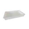 Thunder Group 18in x 26in x 3in Stackable Pizza Dough Box - White - PLDB182603PP 