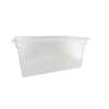 Thunder Group 4-3/4gl Food Storage Box - Clear - PLFB121809PC 