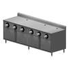 BK Resources 96x30x39 Stainless Cabinet Base Convenience Store Table - MOD-BEVT 