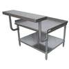 BK Resources Stainless Adjustable Work Shelf for 18"W x 30"D Stands - EQ-WS18 