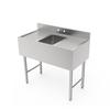 GSW USA SE10141D36B 36in Stainless Steel One Compartment Underbar Sink 