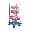 Winholt 24x27x52 Aluminum Mobile Fry Basket Rack - FFR-27 