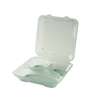 G.E.T. Eco-Takeout's 9inx9in 3 Comp Reusable Container - Jade - EC-06-1-JA 