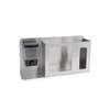 John Boos Wall Mount Stainless Steel Hygiene Station - DS-SD1-3-X 