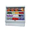 Howard McCray 63in Wide White Open Air Produce Merchandiser with LED Lighting - SC-OP35E-5S-LED 