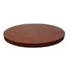 H&D Commercial Seating 30in Round 1-7/8in Thick Dark Walnut Melamine Top - TM30R-D07 