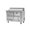 Turbo Air PRO Series 48in Sandwich Prep Cooler with 2 Glass Doors - PST-48-G-N 