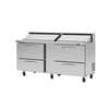 Turbo Air PRO Series 72in Sandwich/Salad Prep Cooler with 4 Drawers - PST-72-D4-N 