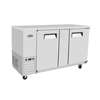 Atosa 69in Shallow Depth Double Solid Door Back Bar Cooler - SBB69GRAUS1 