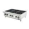 Atosa CookRite 36in Heavy Duty Countertop Gas Hotplate - ACHP-6 