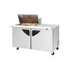 Turbo Air Super Deluxe 60in Refrigerated 12 Pan Mega Top Prep Table - TST-60SD-12M-N 