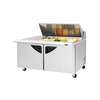 Turbo Air Super Deluxe 72in Refrigerated 18 Pan Mega Top Prep Table - TST-72SD-18M-N(-LW) 
