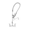 T&S Brass Wall Mount 8in OC Pre-Rinse Unit with 8in Swing Nozzle Spout - B-0133-ADF08-B 