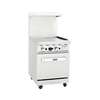 Atosa CookRite 24in Gas Griddle Range with Oven - AGR-24G 