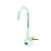 T&S Brass Chekpoint Electronic Wall Mount Rigid Gooseneck Faucet - EC-3101-XP-LF10 