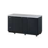 Turbo Air Super Deluxe 69in Back Bar Cooler with Solid Doors - TBB-3SBD-N6 